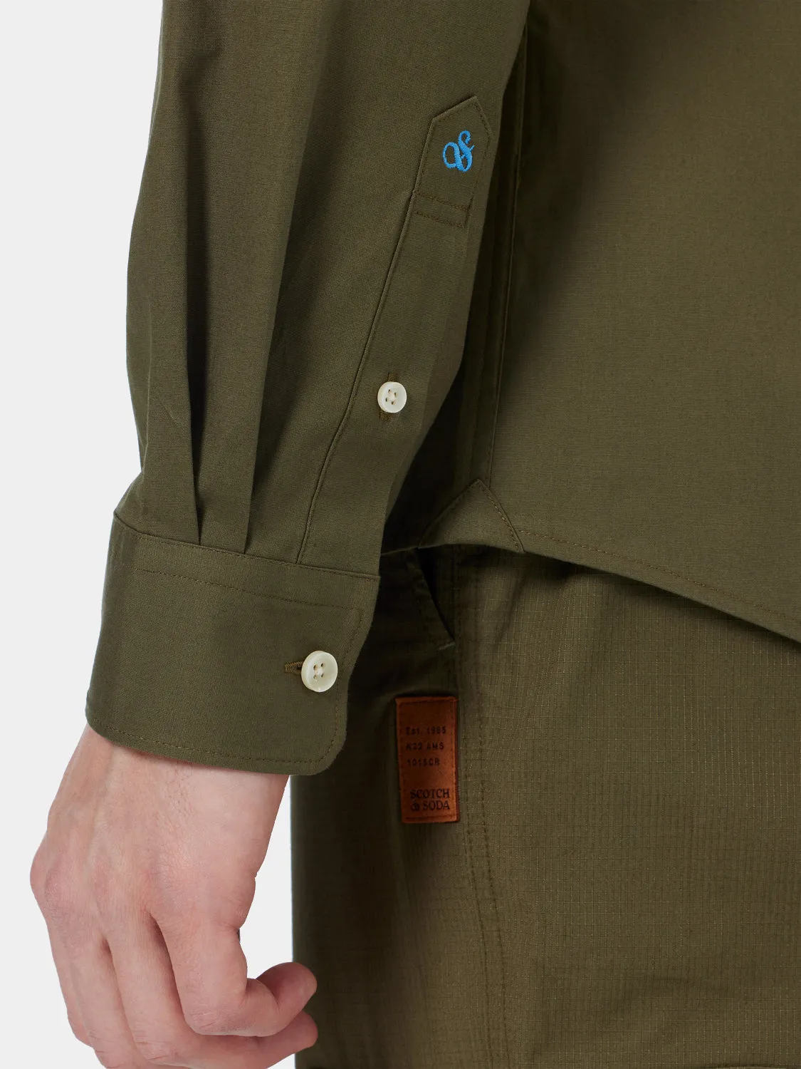 Poplin shirt sold by Scotch & Soda product image thumbnail 4