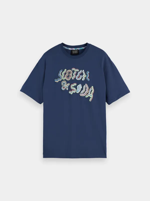 Graphic logo t-shirt sold by Scotch & Soda