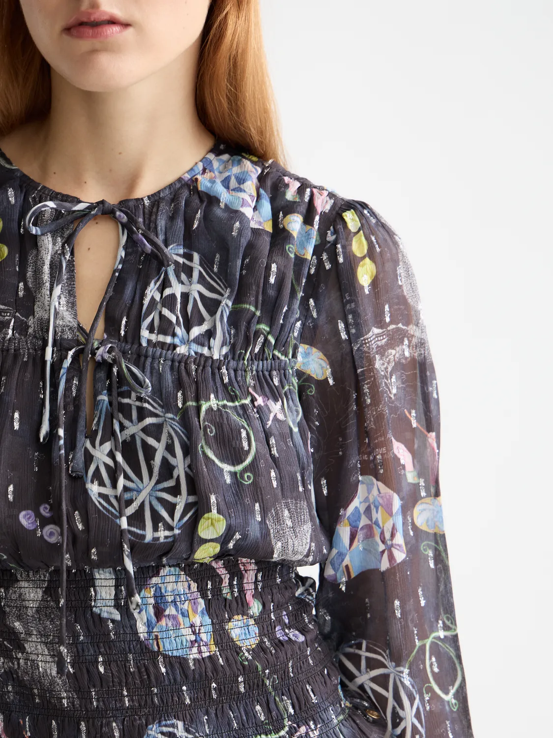 Smocked waist top sold by Scotch & Soda product image thumbnail 5