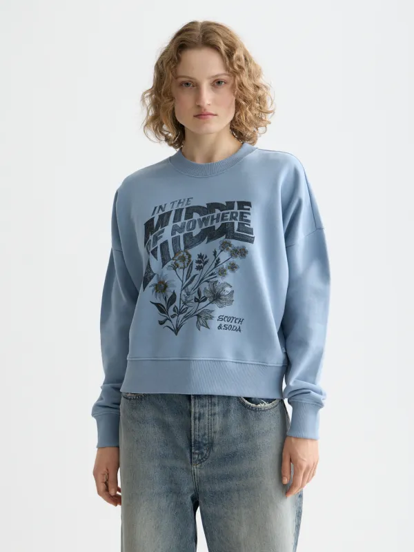 Chest artwork sweatshirt sold by Scotch & Soda