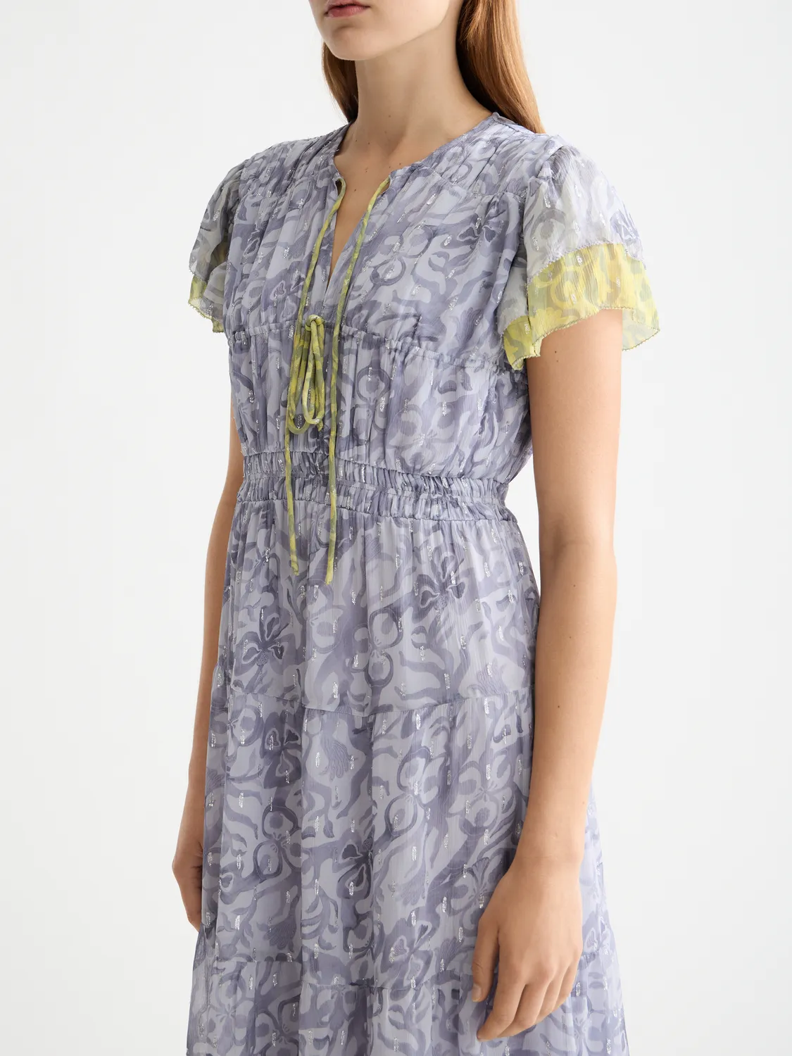 Gathered maxi dress sold by Scotch & Soda product image thumbnail 4