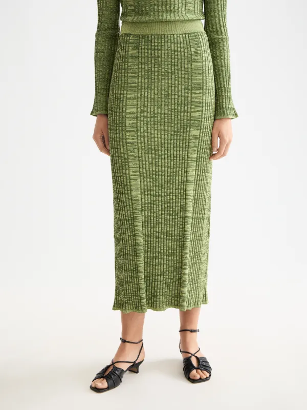 Ribbed knitted maxi skirt made by Scotch & Soda