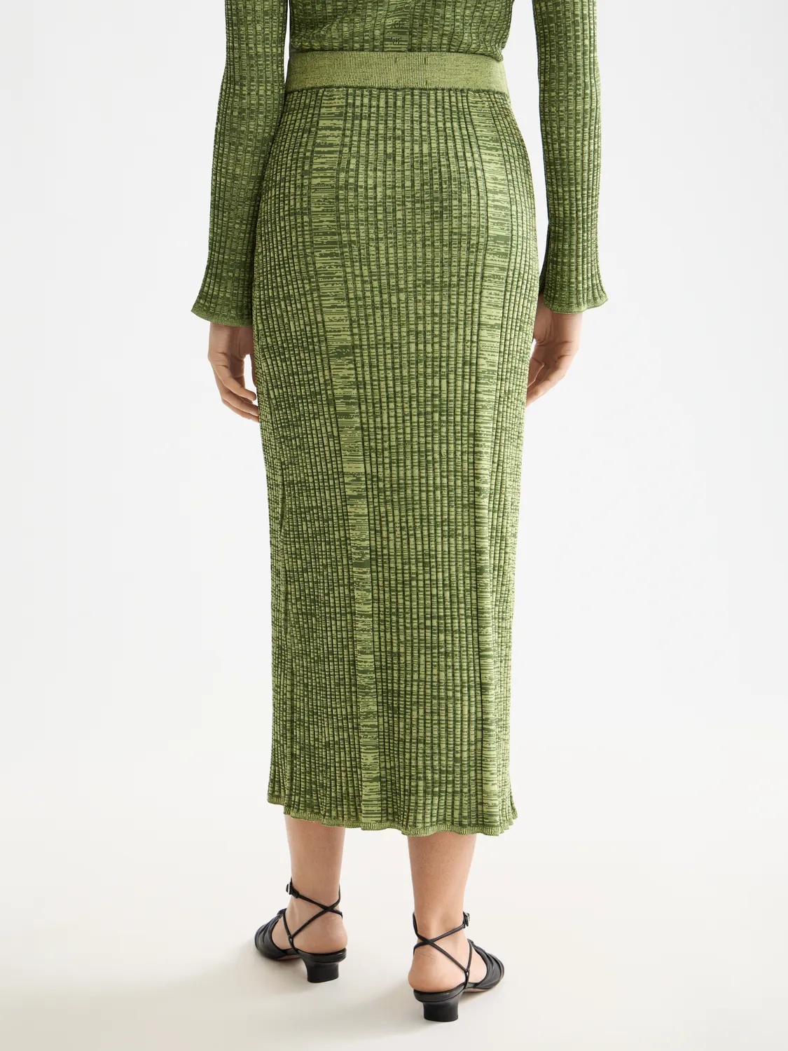 Ribbed knitted maxi skirt sold by Scotch & Soda product image thumbnail 3