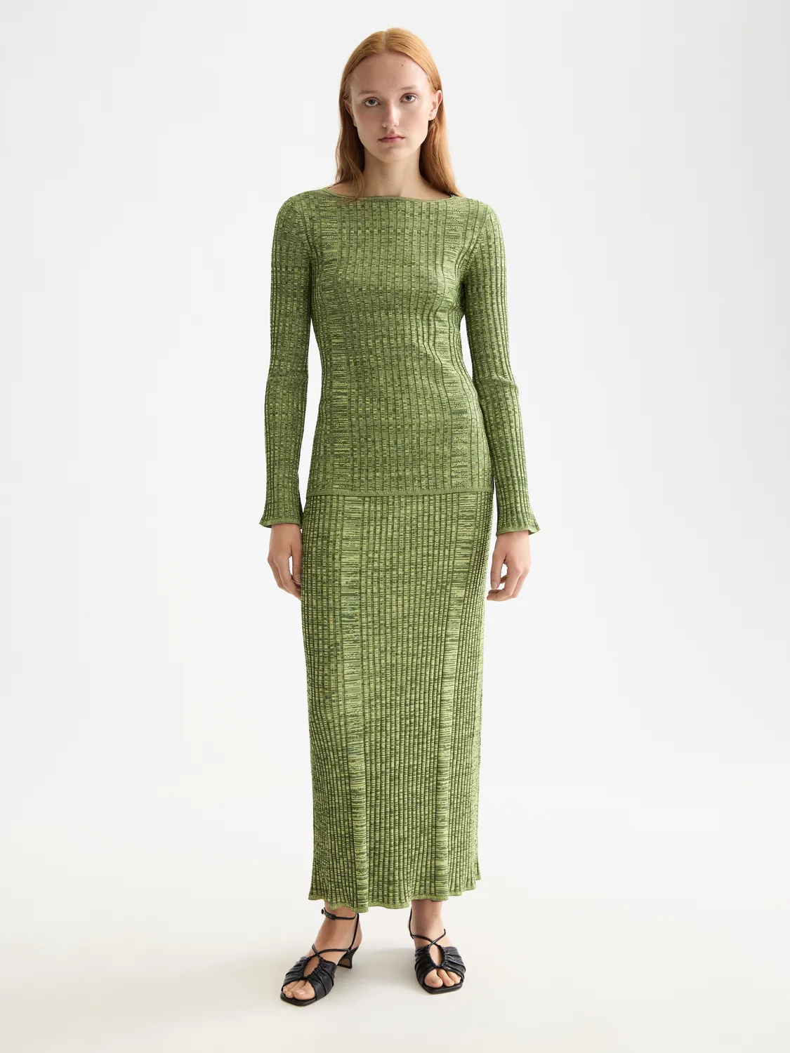 Ribbed knitted maxi skirt sold by Scotch & Soda product image thumbnail 4