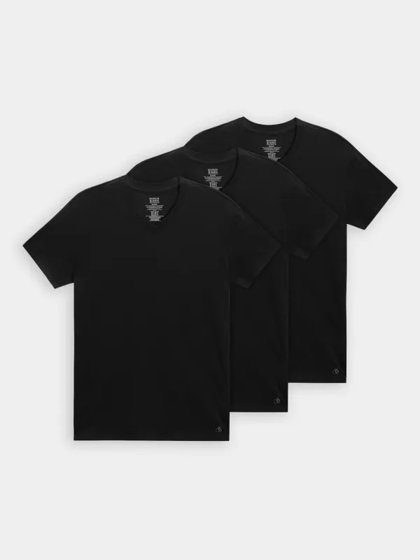 3-pack v-neck t-shirts made by Scotch & Soda
