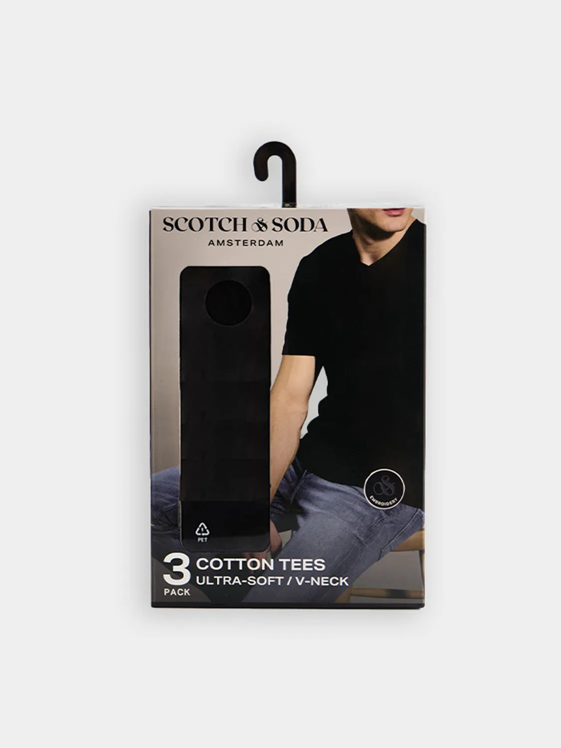 3-pack v-neck t-shirts sold by Scotch & Soda product image thumbnail 2