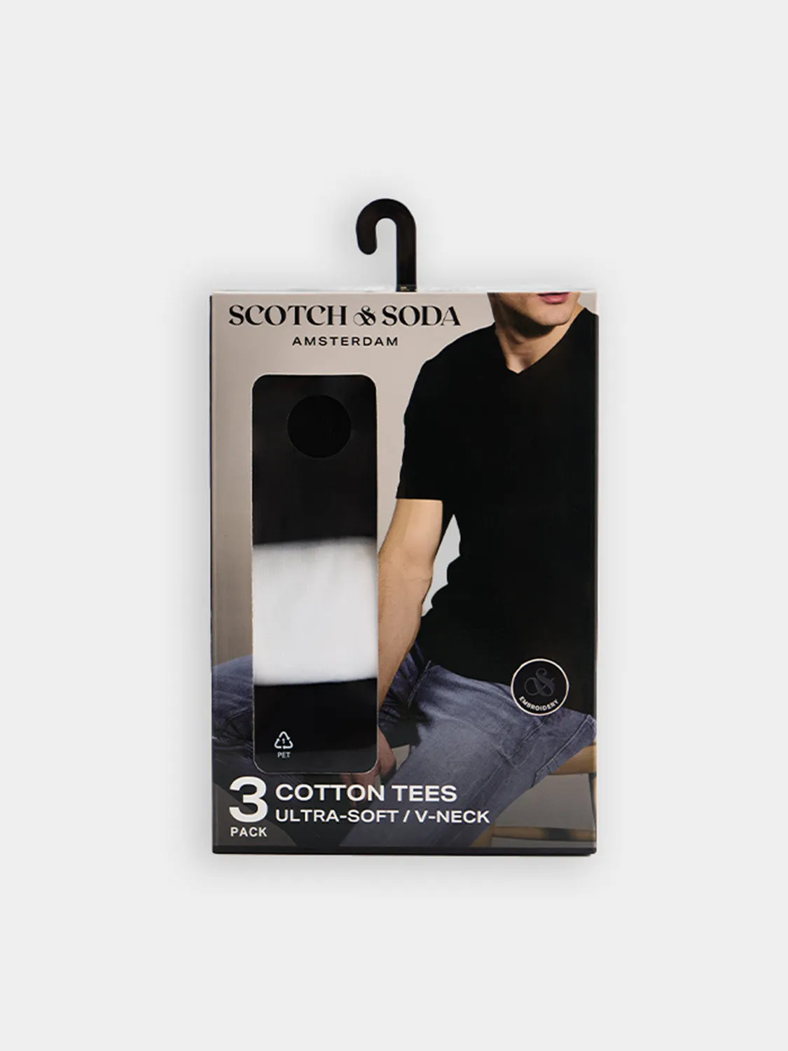 3-pack v-neck t-shirts sold by Scotch & Soda product image thumbnail 2