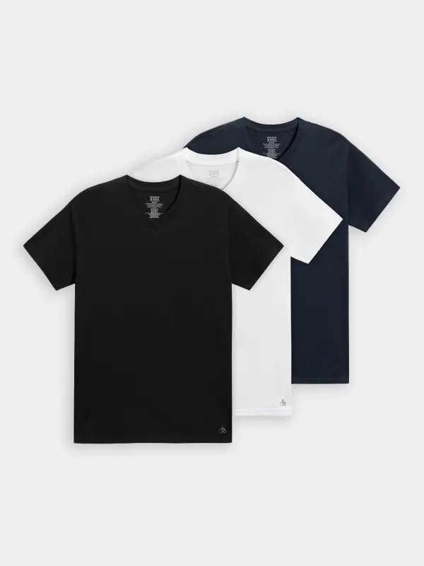 3-pack v-neck t-shirts made by Scotch & Soda