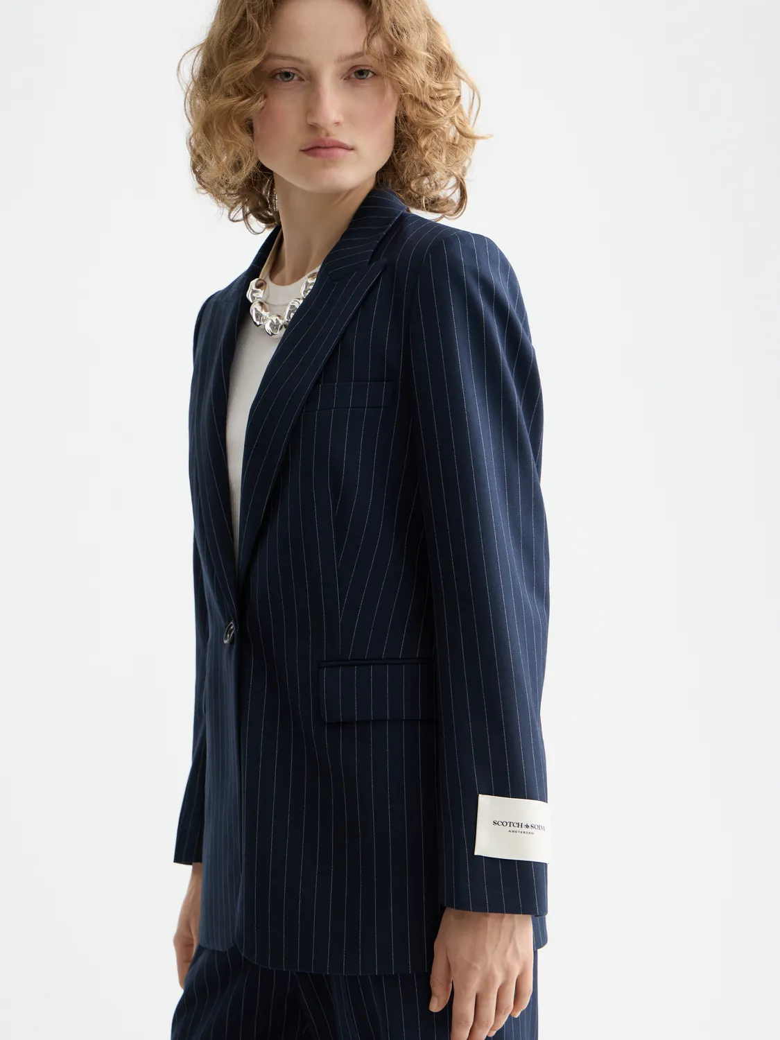 Single-breasted fitted blazer sold by Scotch & Soda product image thumbnail 5