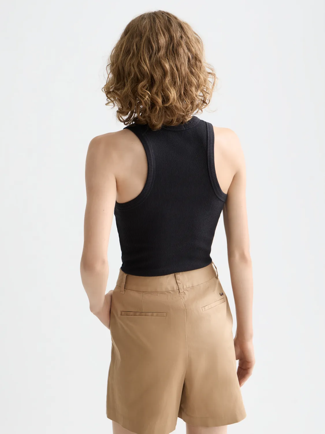 Ribbed racer tank sold by Scotch & Soda product image thumbnail 3