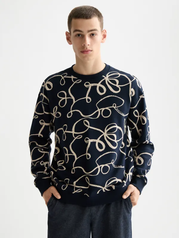 Printed sweatshirt sold by Scotch & Soda
