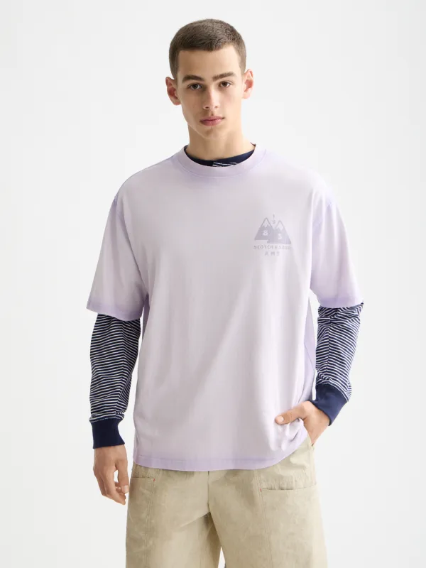 Garment-dyed t-shirt sold by Scotch & Soda