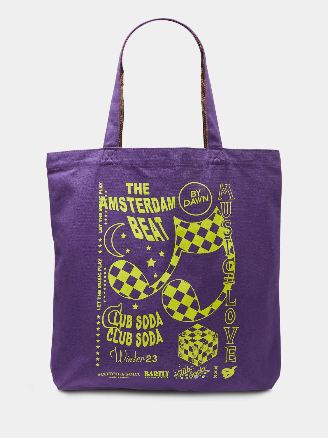 Canvas artwork tote bag sold by Scotch and Soda