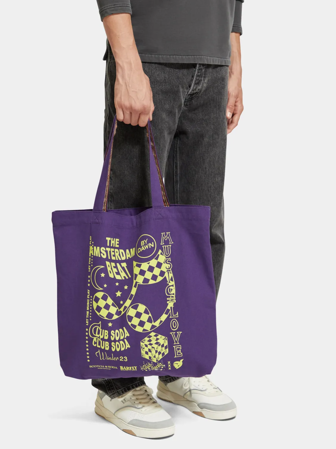 Canvas artwork tote bag sold by Scotch and Soda product image thumbnail 2