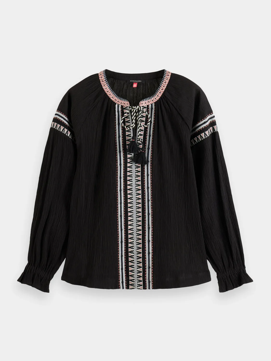 Balloon sleeve blouse sold by Scotch & Soda product image thumbnail 2