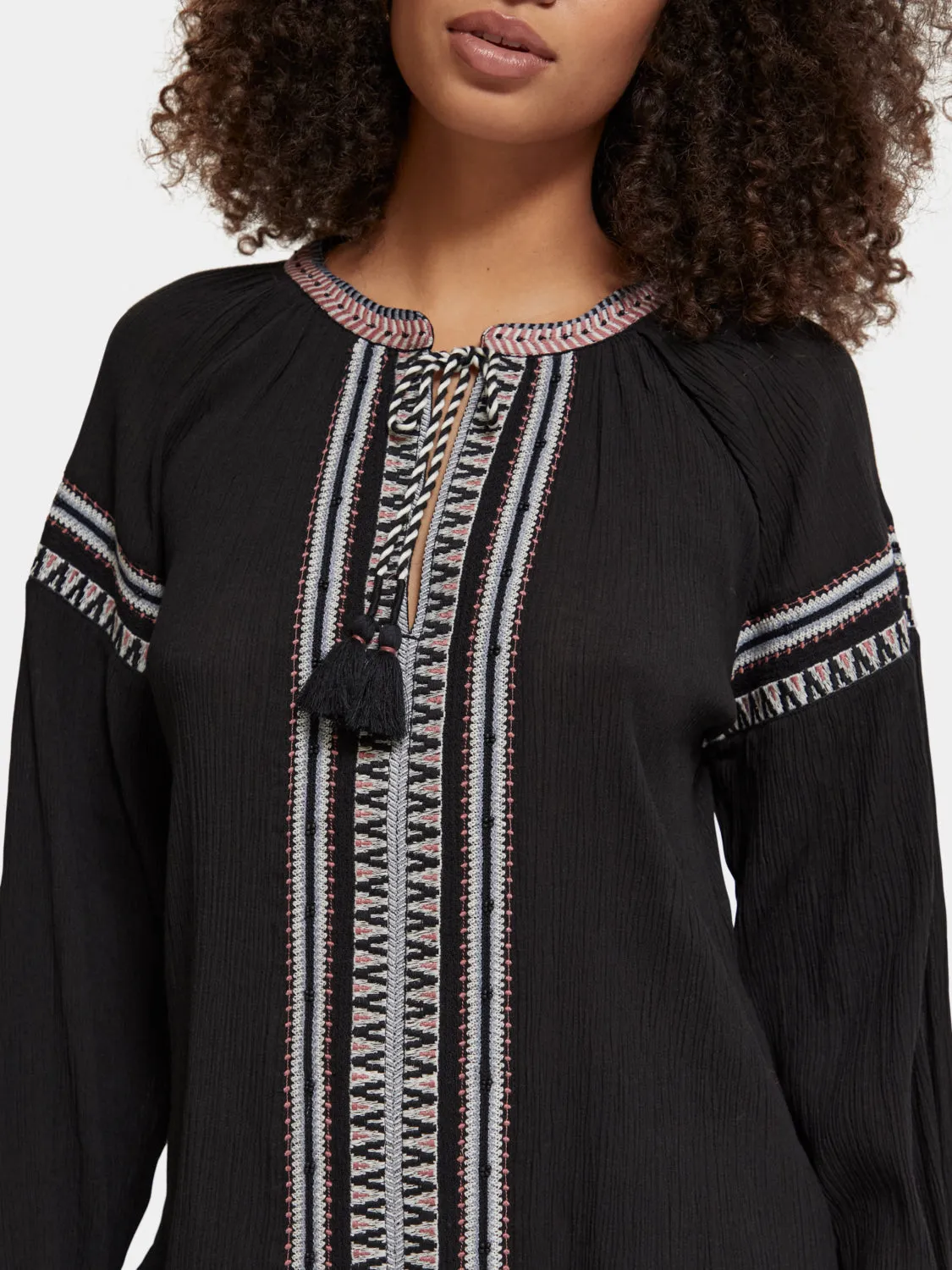 Balloon sleeve blouse sold by Scotch & Soda product image thumbnail 5