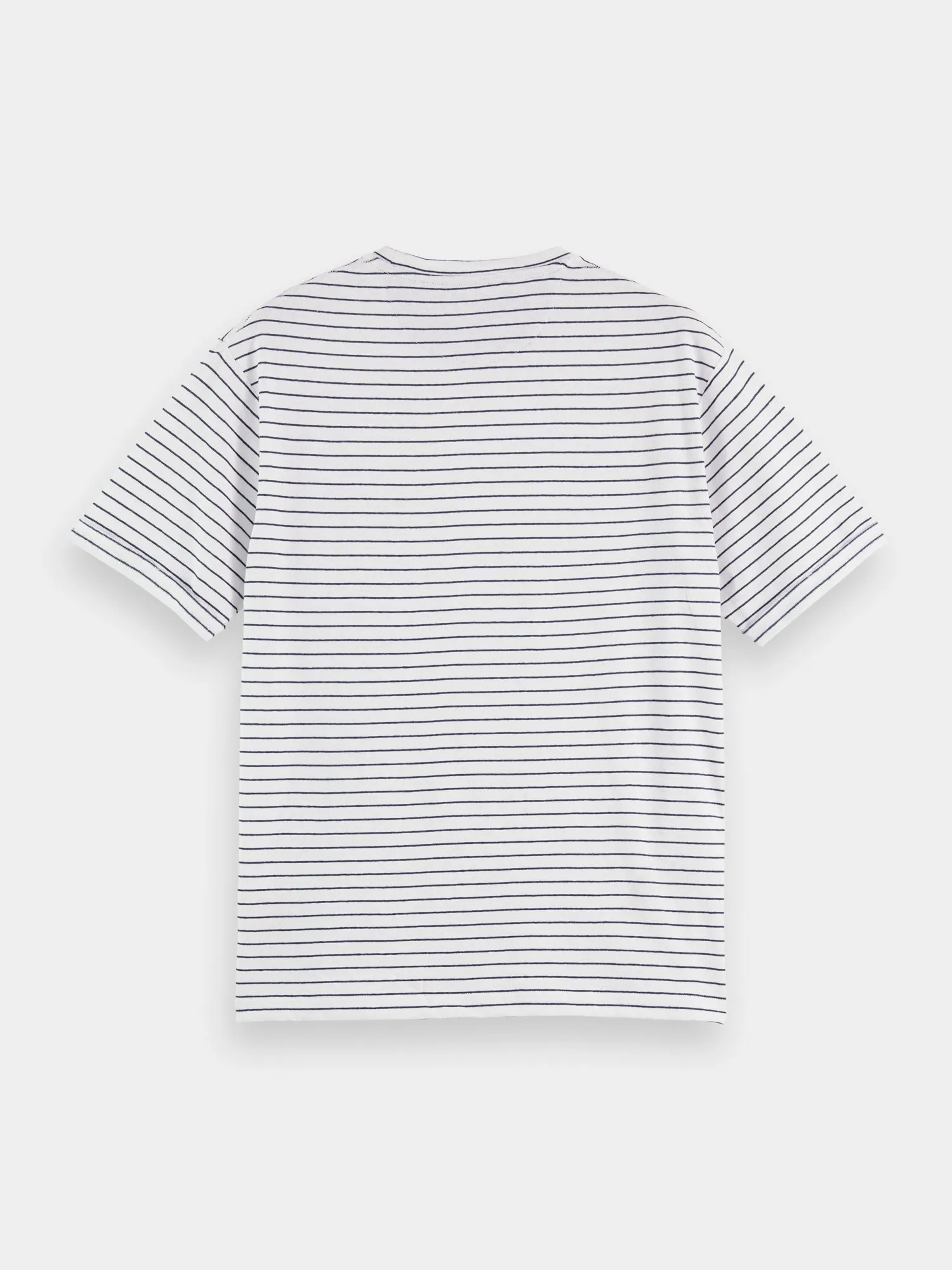 Striped relaxed-fit Cotton-Linen t-shirt sold by Scotch and Soda product image thumbnail 2