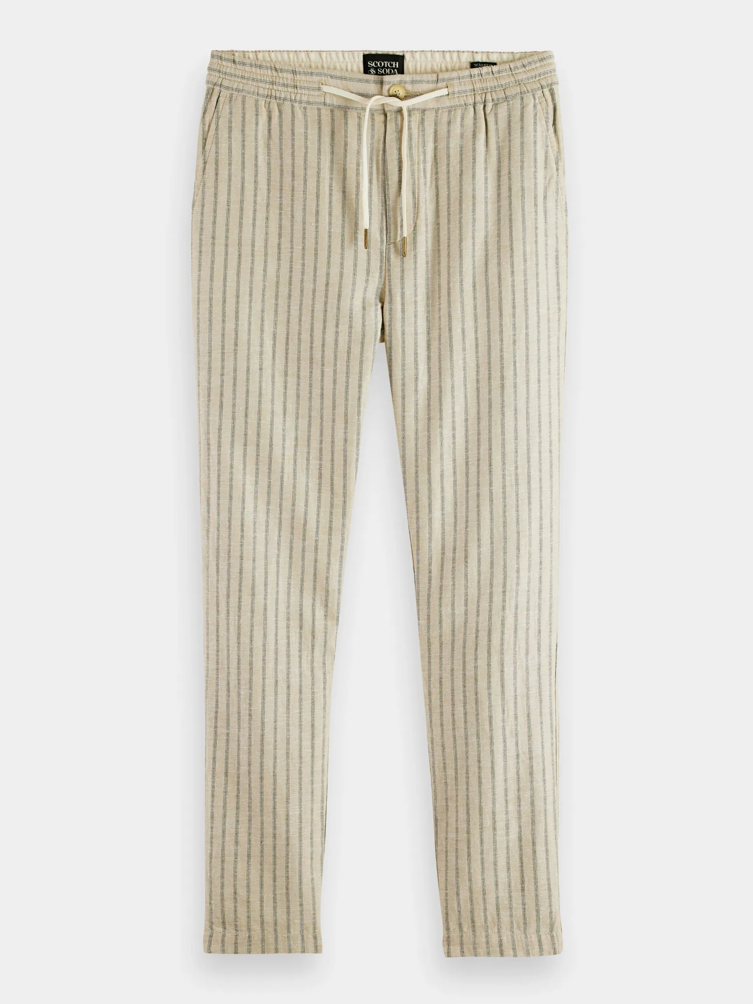Warren striped linen blend jogger pants sold by Scotch and Soda product image thumbnail 2