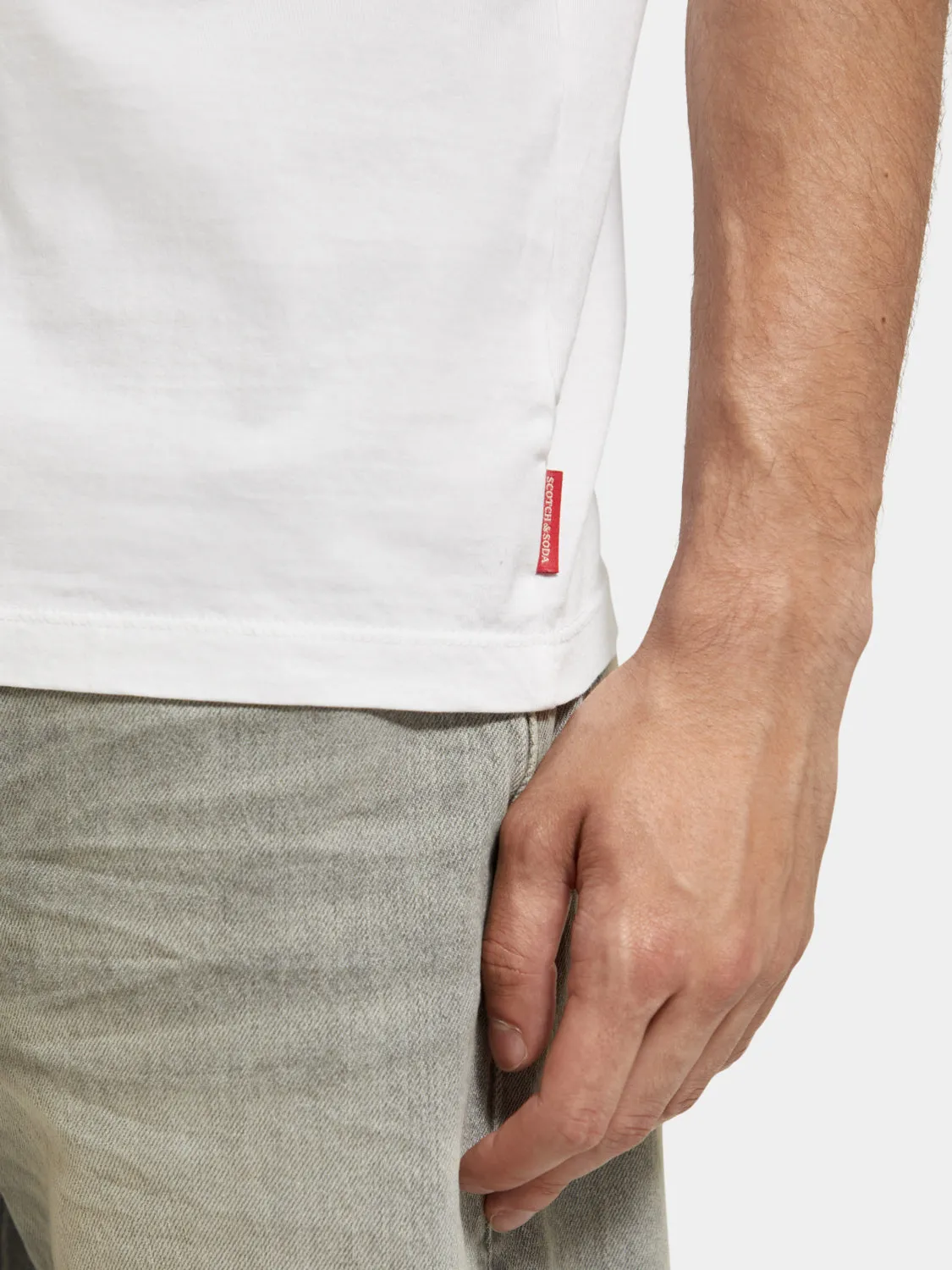 Regular fit artwork t-shirt sold by Scotch and Soda product image thumbnail 4