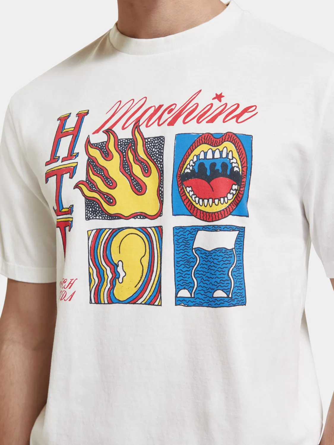 Regular fit artwork t-shirt sold by Scotch and Soda product image thumbnail 5