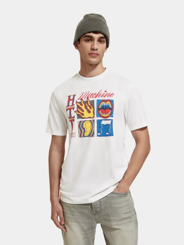 Regular fit artwork t-shirt sold by Scotch and Soda