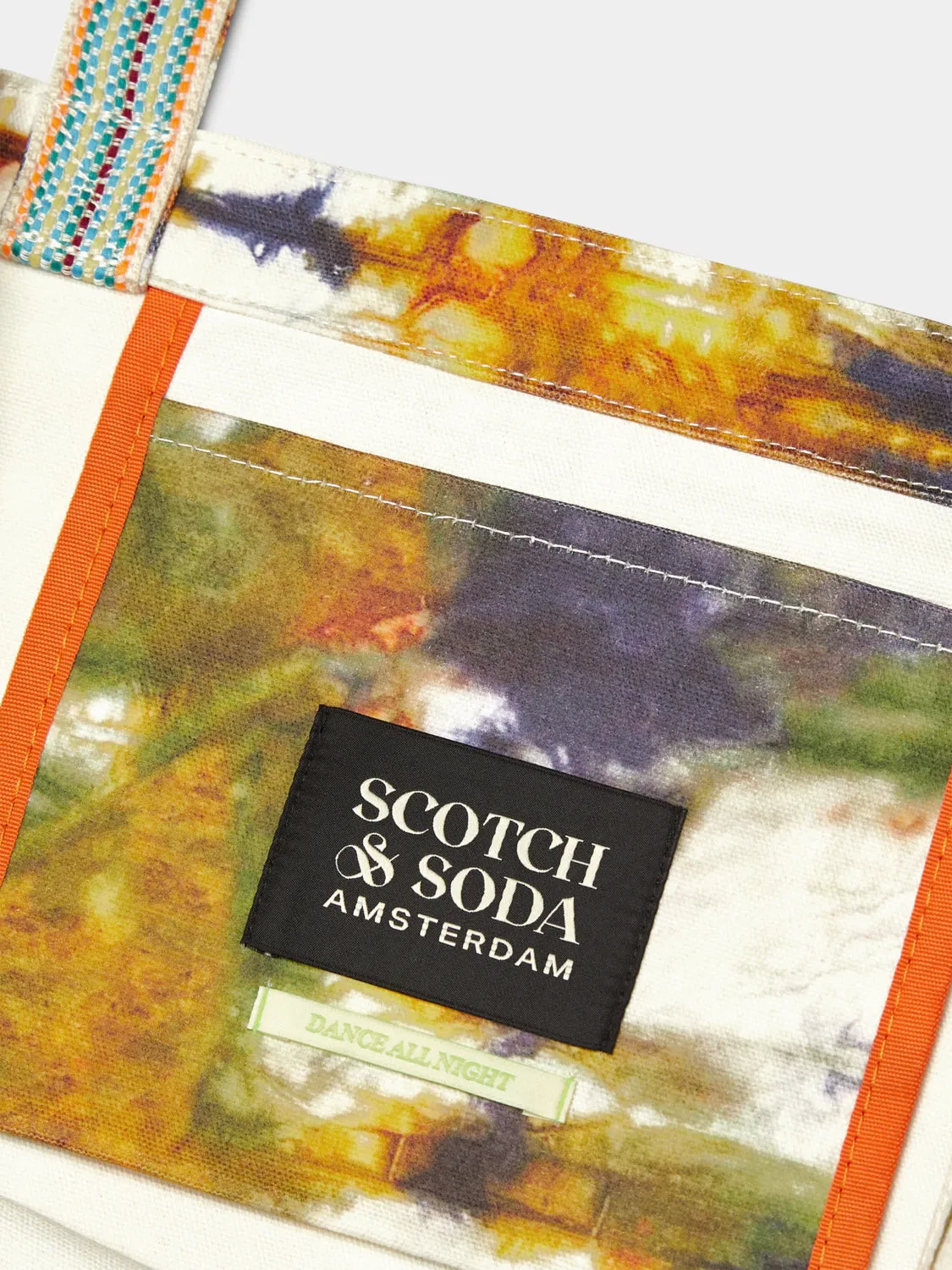 Printed canvas tote bag sold by Scotch and Soda product image thumbnail 5