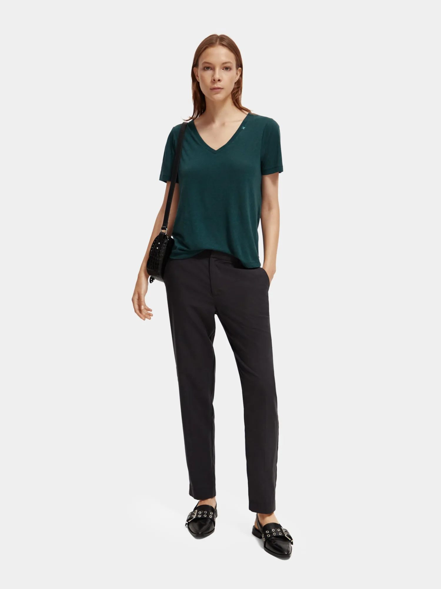 Regular-fit v-neck t-shirt sold by Scotch and Soda product image thumbnail 4