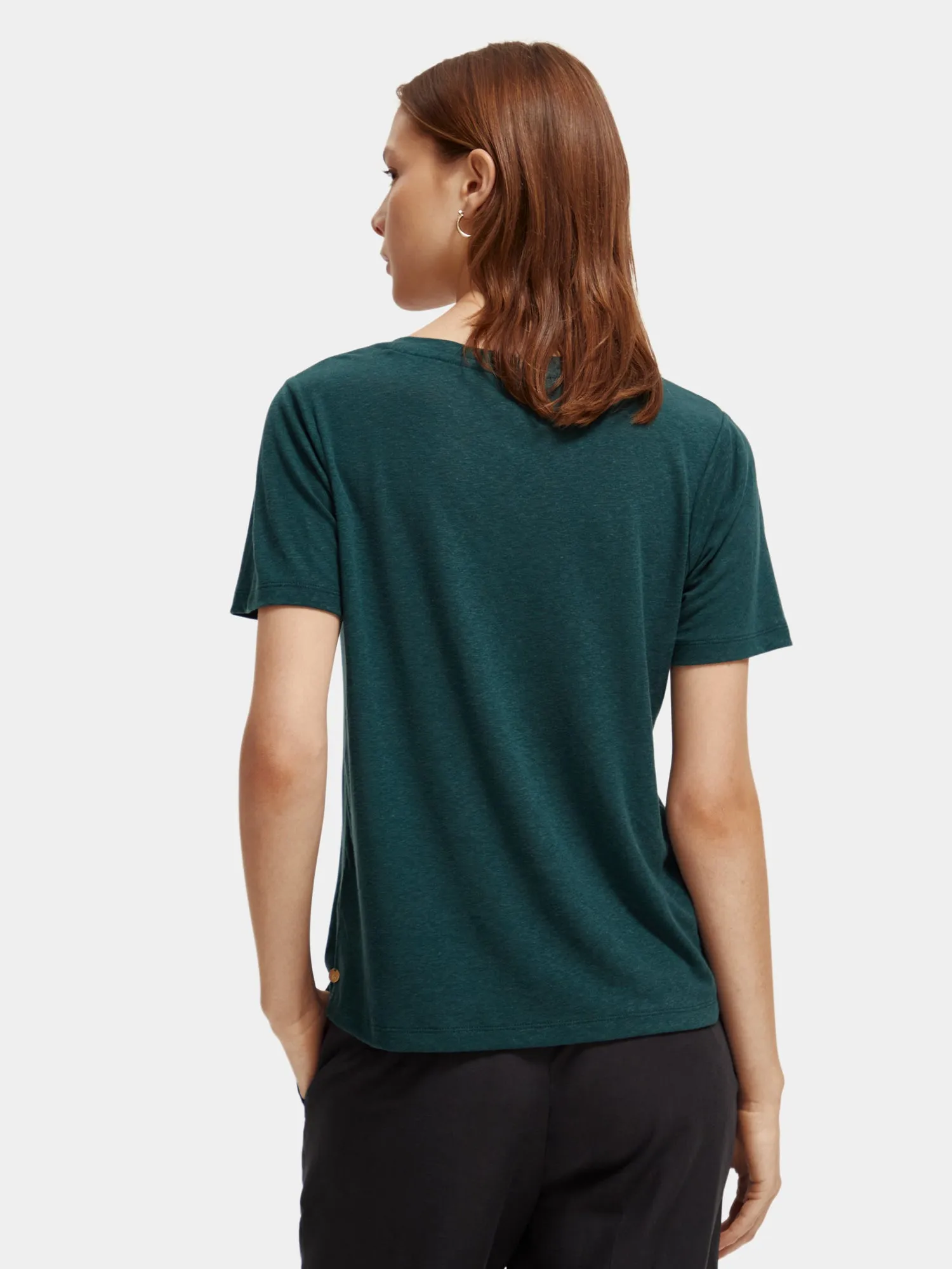 Regular-fit v-neck t-shirt sold by Scotch and Soda product image thumbnail 3