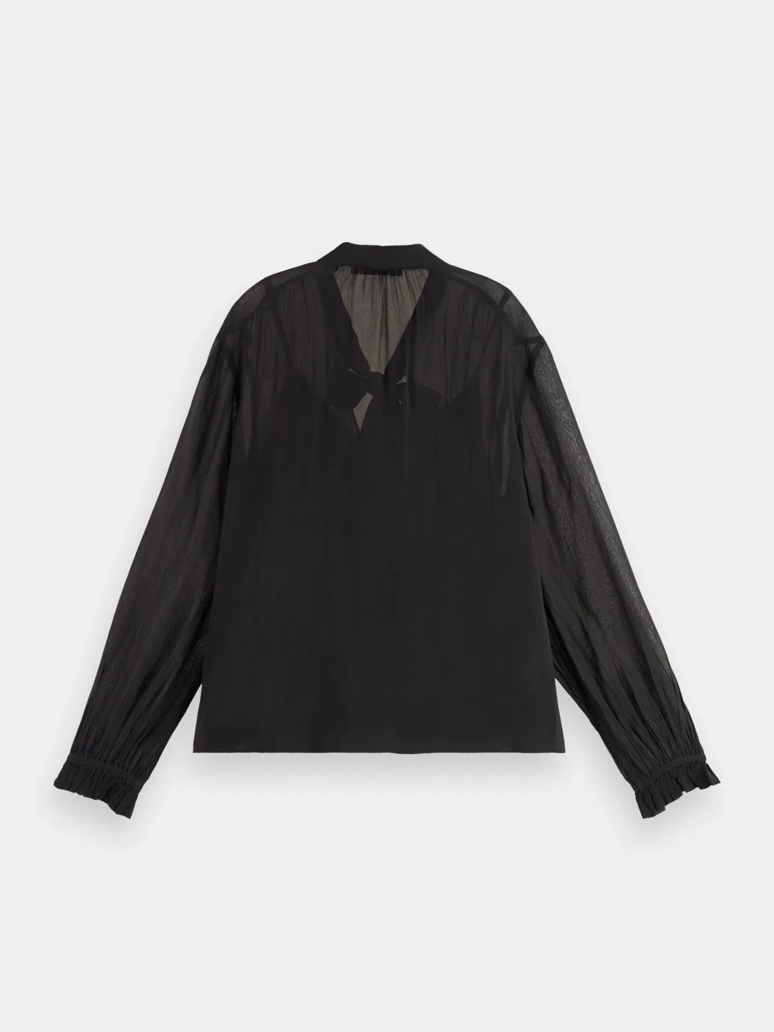 Shirt with tie neck sold by Scotch and Soda product image thumbnail 2