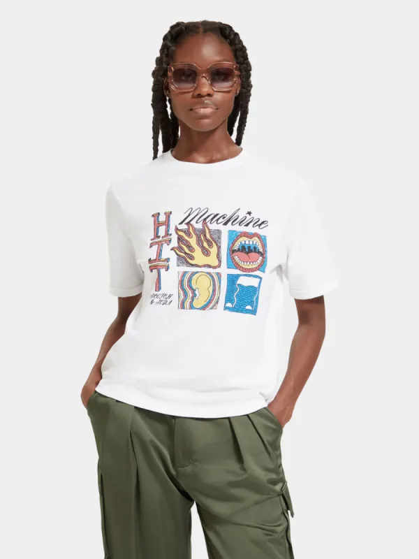 Relaxed-fit graphic t-shirt sold by Scotch and Soda
