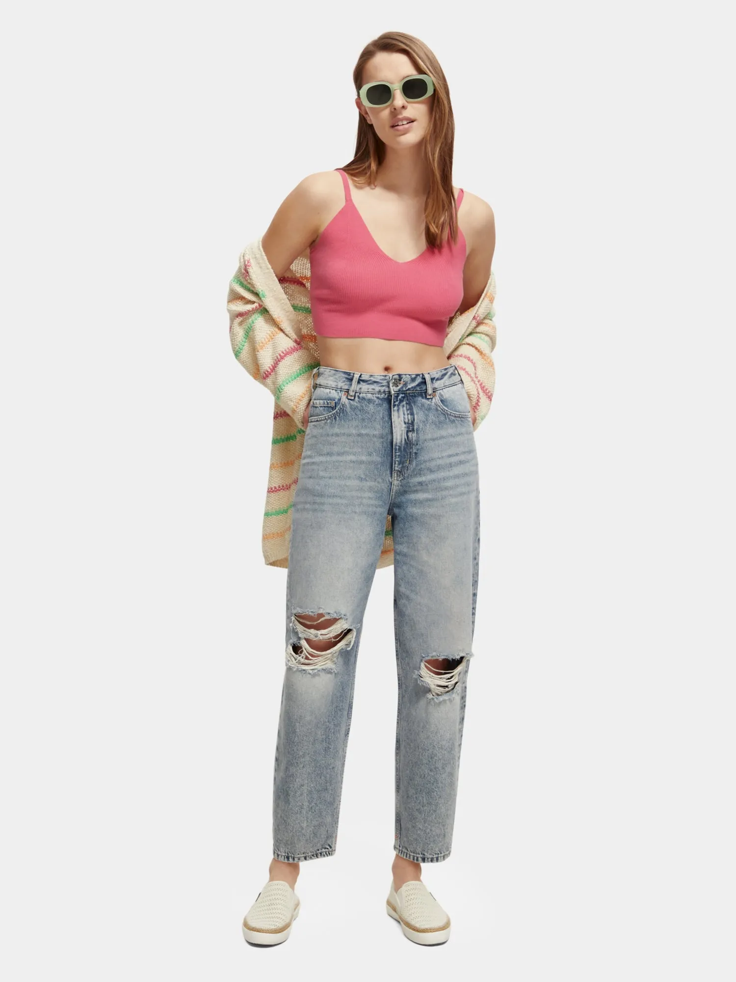 Knitted cropped top sold by Scotch and Soda product image thumbnail 4