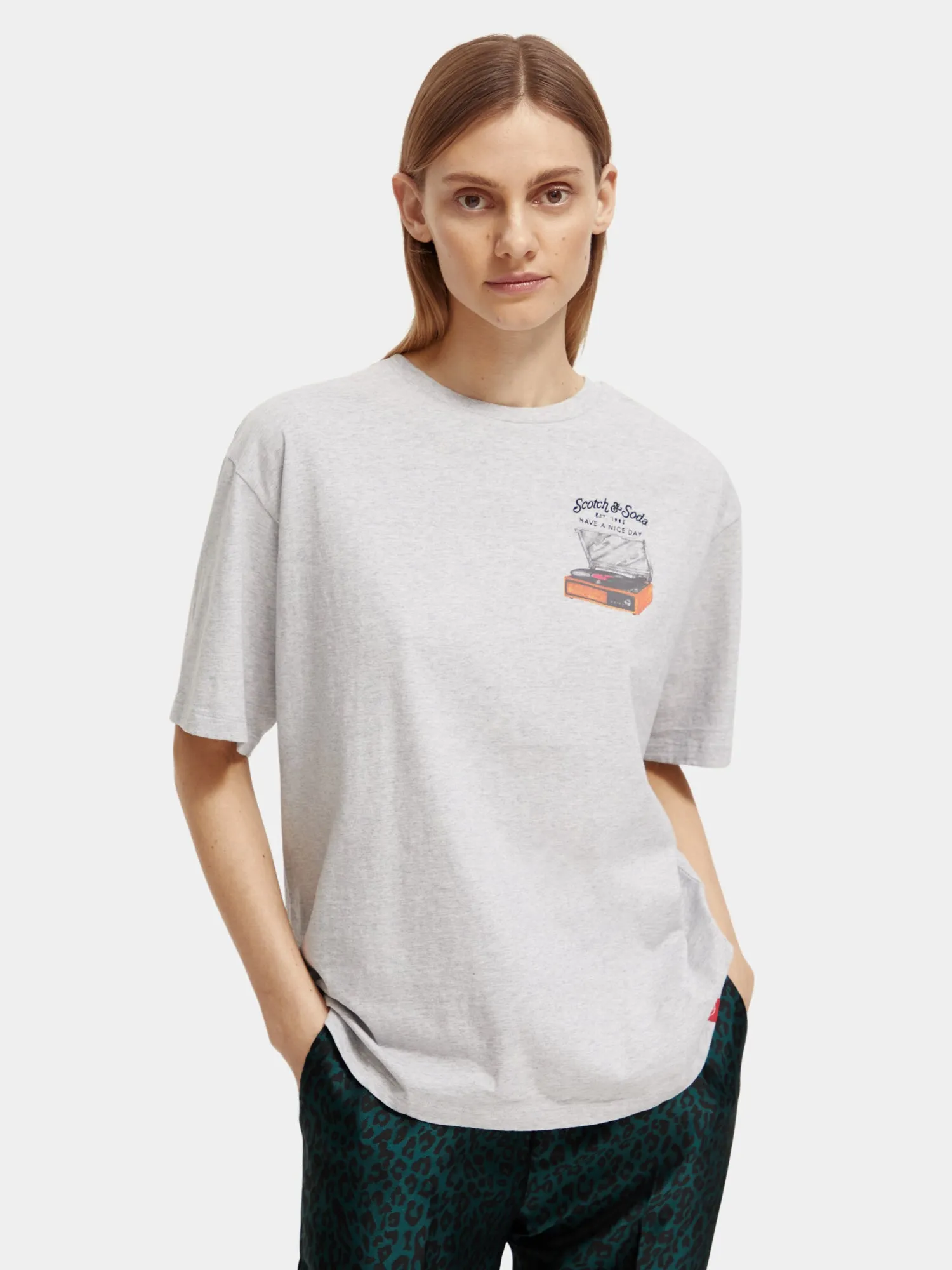 Loose-fit artwork t-shirt sold by Scotch & Soda