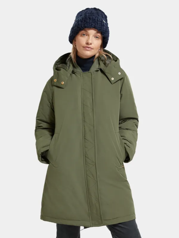 Water-repellent parka sold by Scotch and Soda