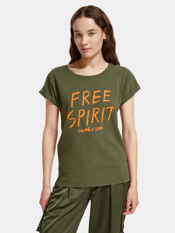 Relaxed-fit graphic t-shirt sold by Scotch and Soda