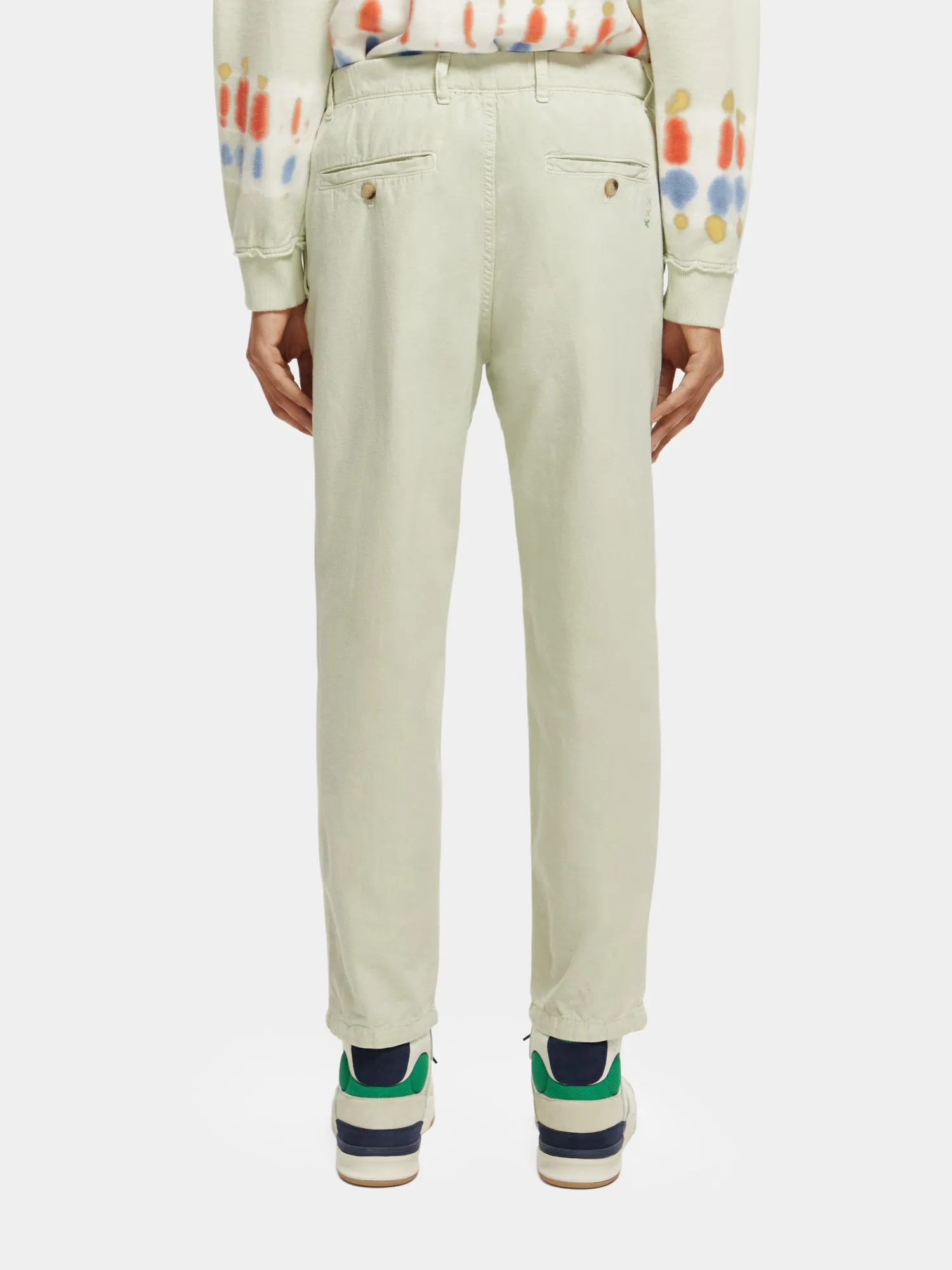 Drift garment-dyed cotton-linen jogger pants sold by Scotch and Soda product image thumbnail 3