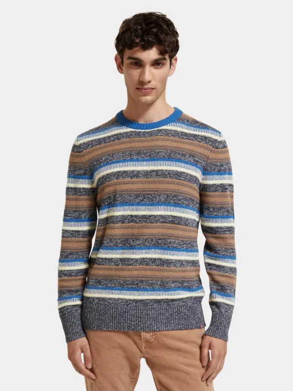 Yarn striped pullover sold by Scotch and Soda