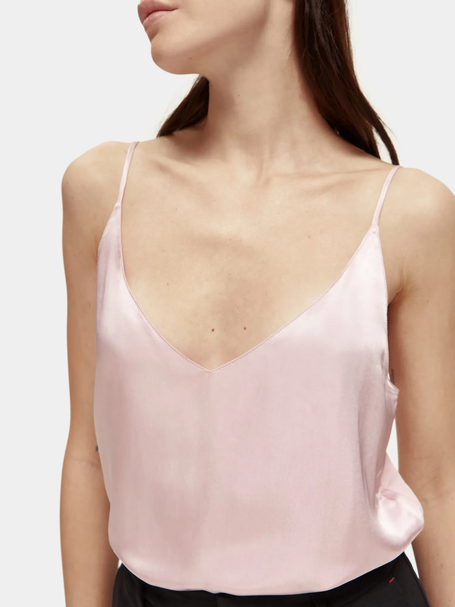 Jersey v-neck tank top sold by Scotch and Soda product image thumbnail 4