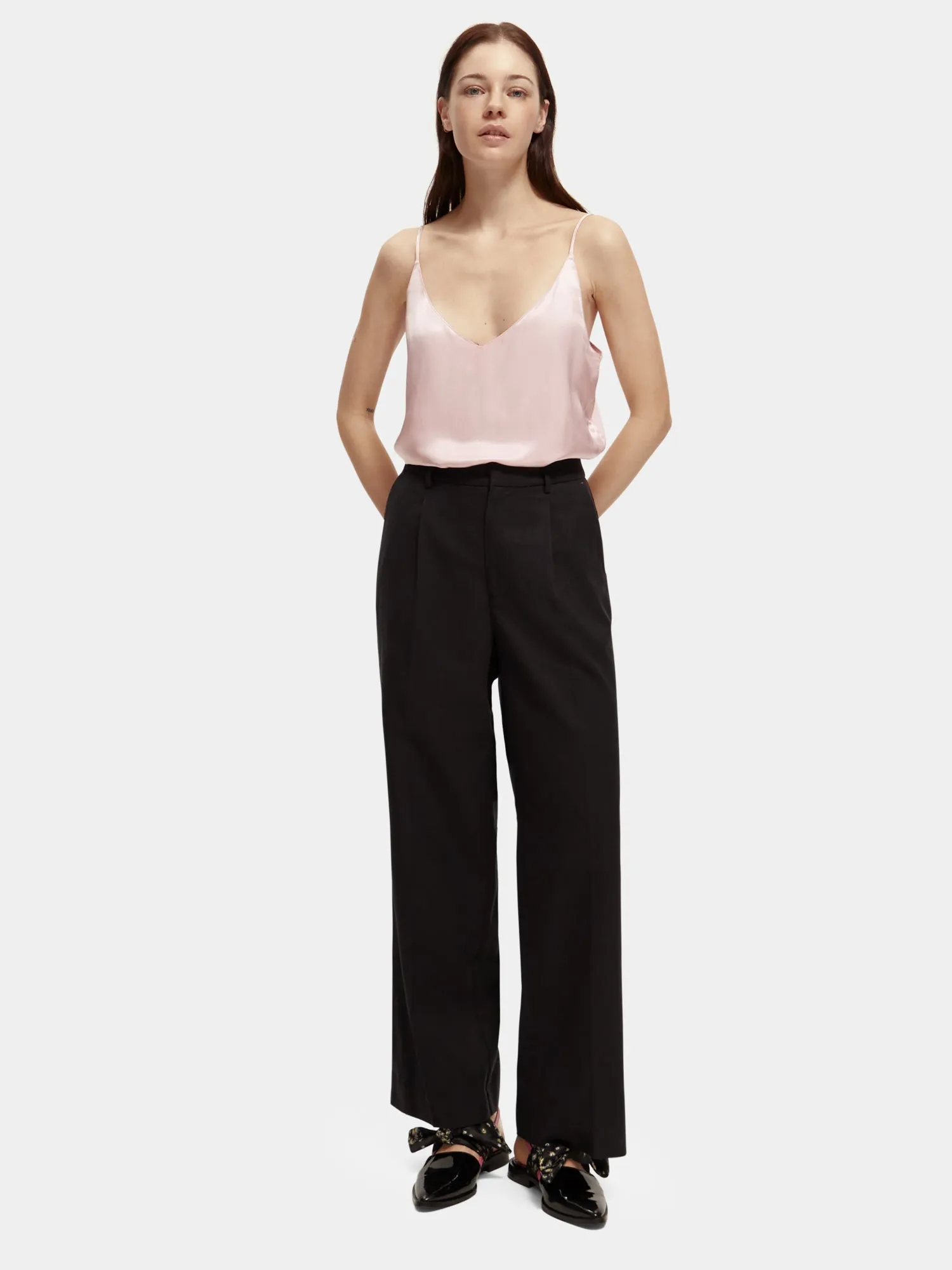 Jersey v-neck tank top sold by Scotch and Soda product image thumbnail 5