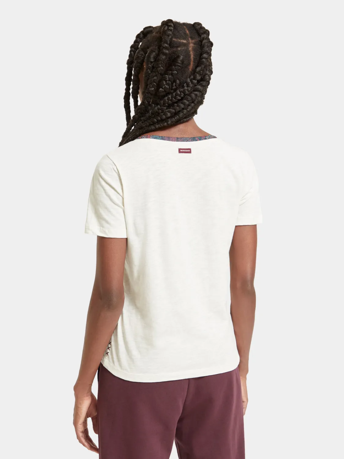 V-neck t-shirt sold by Scotch and Soda product image thumbnail 3