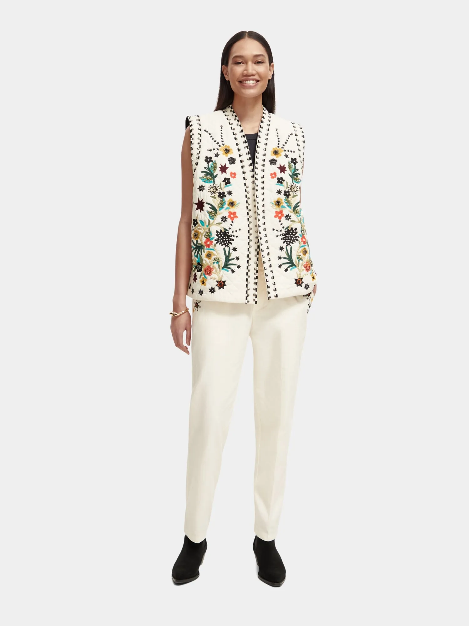 Embroidered gilet sold by Scotch and Soda product image thumbnail 5