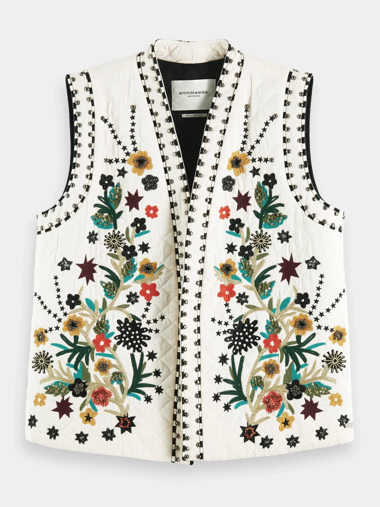 Embroidered gilet sold by Scotch and Soda product image thumbnail 2