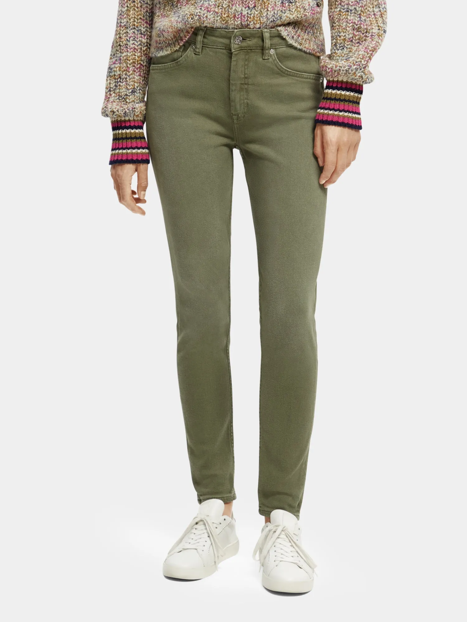 Haut high-rise skinny-fit jeans sold by Scotch & Soda