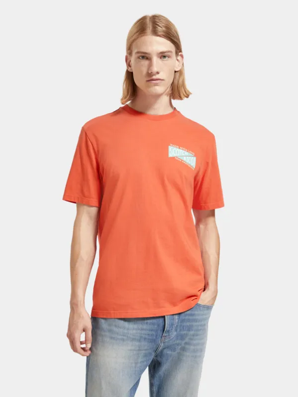 Regular-fit artwork t-shirt sold by Scotch and Soda