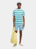 Mid-length tie-dyed printed swimshorts sold by Scotch and Soda