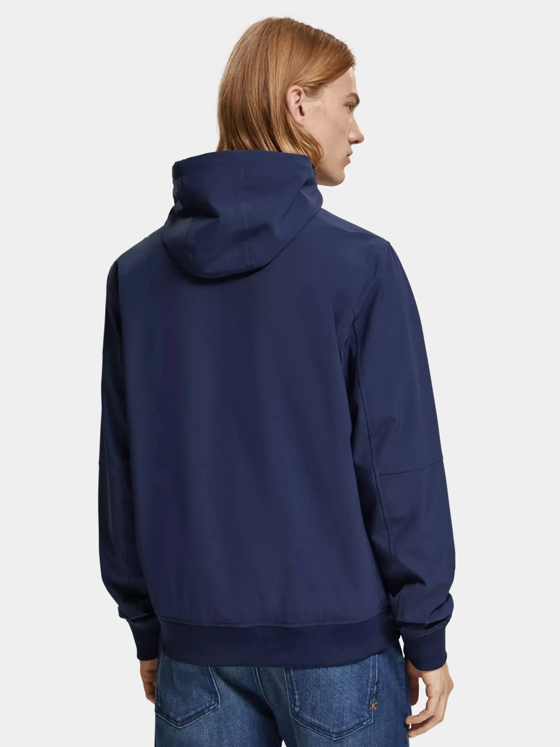 Hooded soft-shell jacket sold by Scotch and Soda product image thumbnail 3