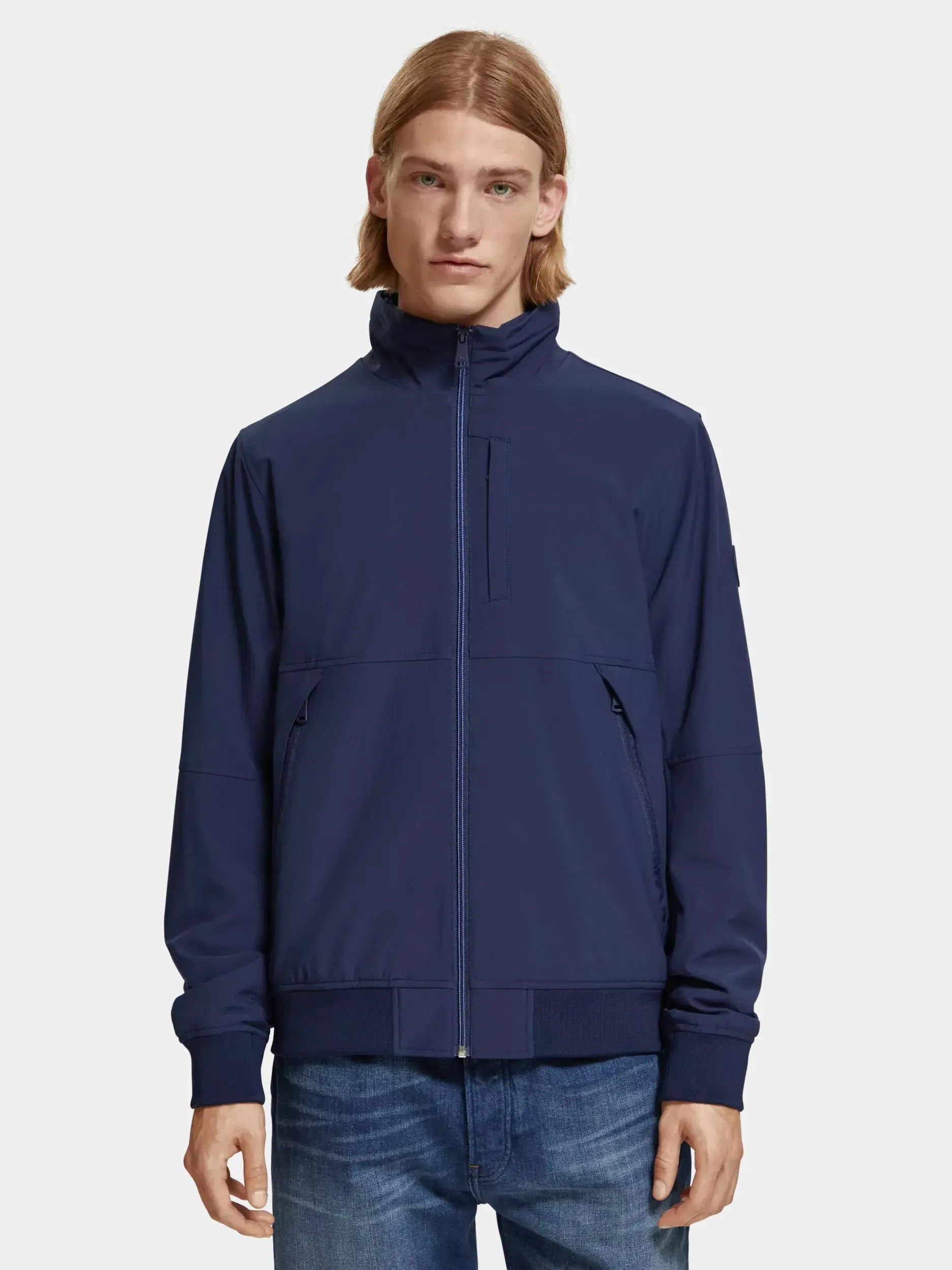 Hooded soft-shell jacket sold by Scotch and Soda product image thumbnail 5