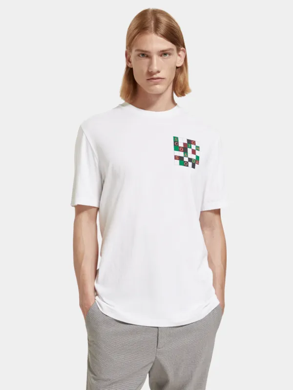 Regular-fit artwork t-shirt sold by Scotch and Soda