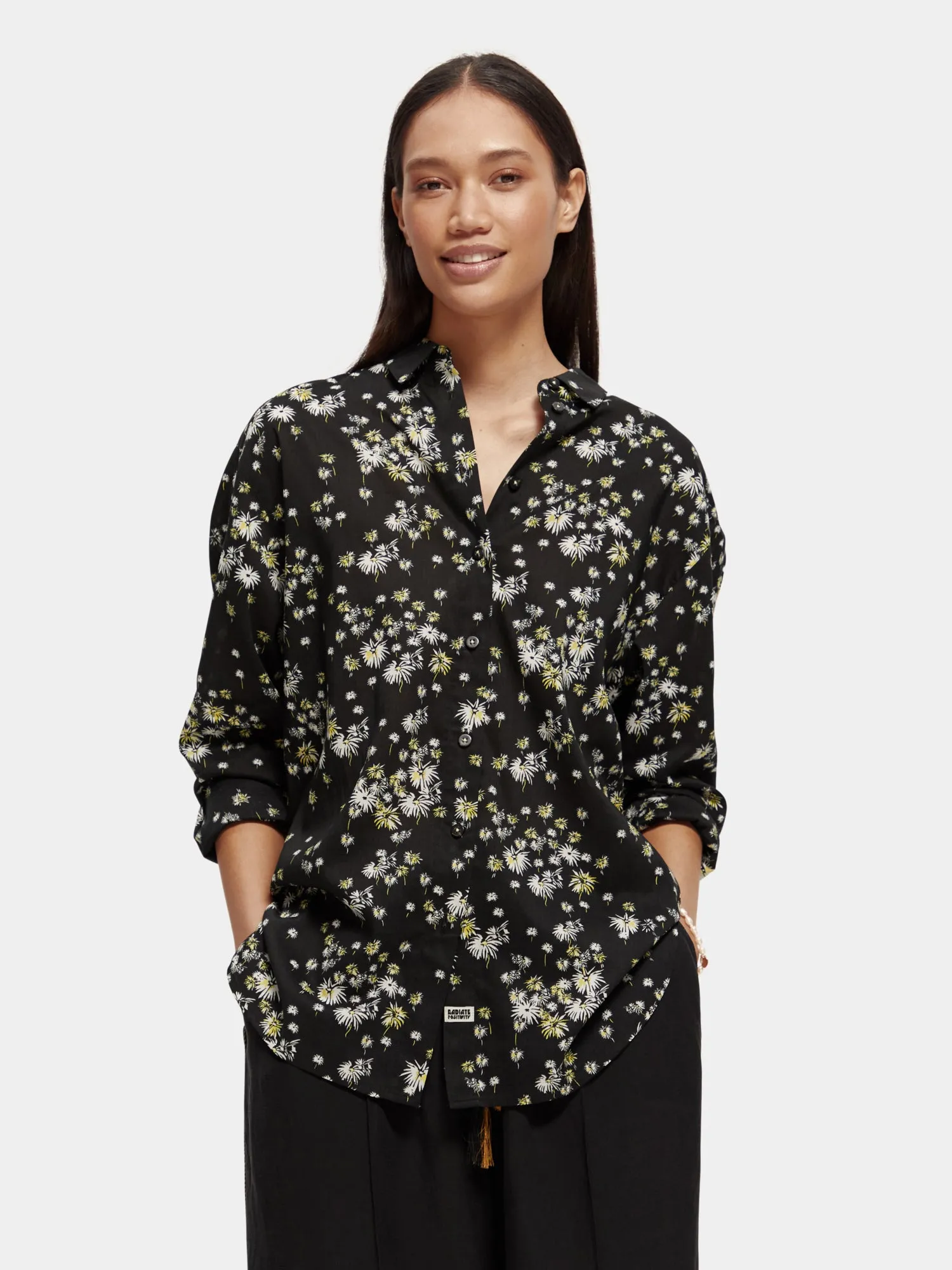 Printed oversized shirt sold by Scotch and Soda