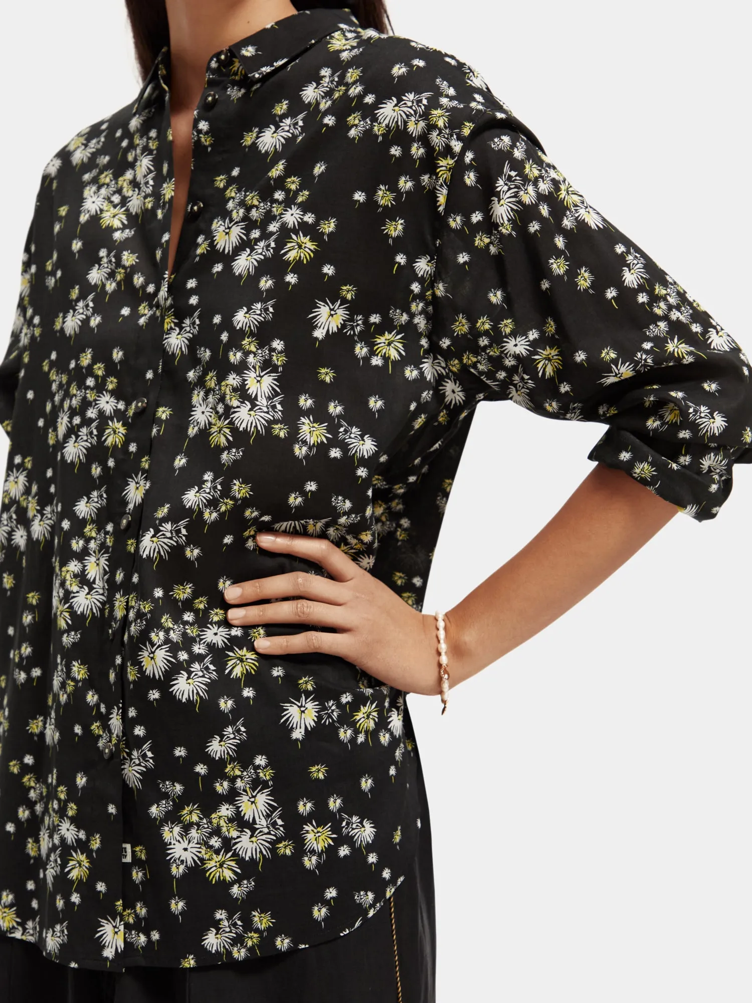 Printed oversized shirt sold by Scotch and Soda product image thumbnail 5