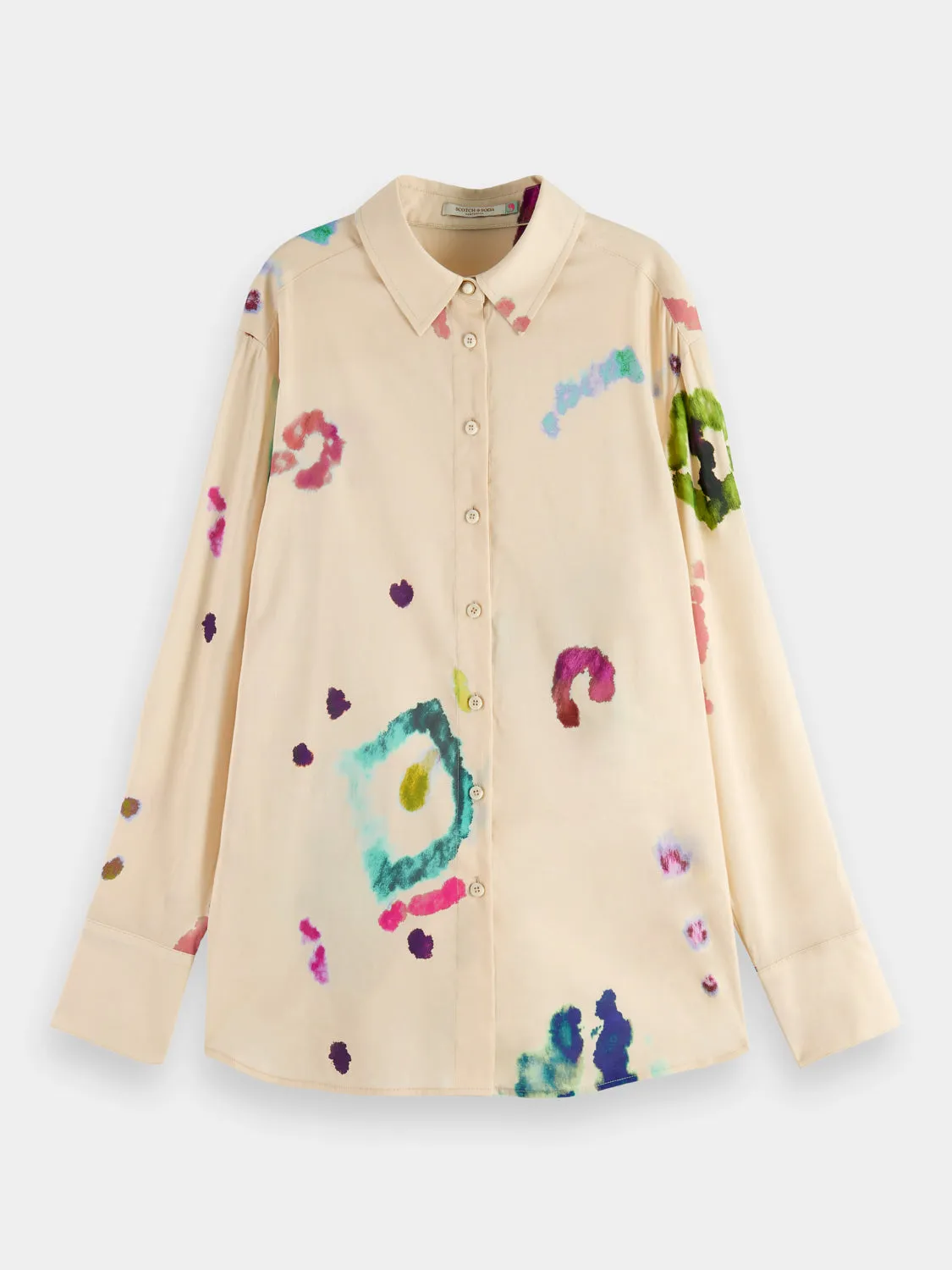 Tie-dyed printed shirt sold by Scotch and Soda product image thumbnail 2